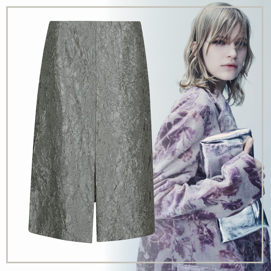 【大人気】Dries Van Noten フロントスリット ミニスカート