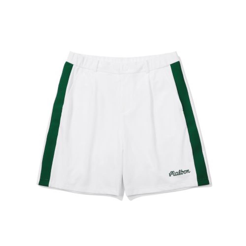 ◆Malbon Golf◆ TRAVEL TERRIZE HALF PANTS WHITE MAN