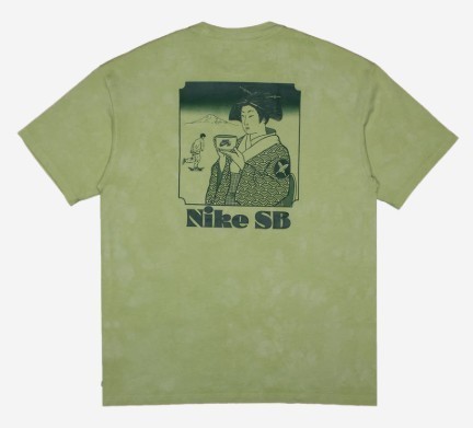 Tシャツ・カットソー Nike SB Skate T-Shirt Olive Aura Dusty Olive - Asia