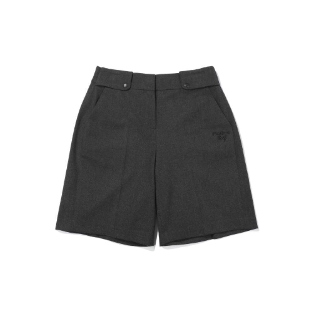 ◆Malbon Golf◆ Woollike Bermuda Shorts MELANGE GREY WOMAN
