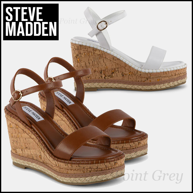 Steve Madden☆ コルクソール・厚底ウェッジサンダル