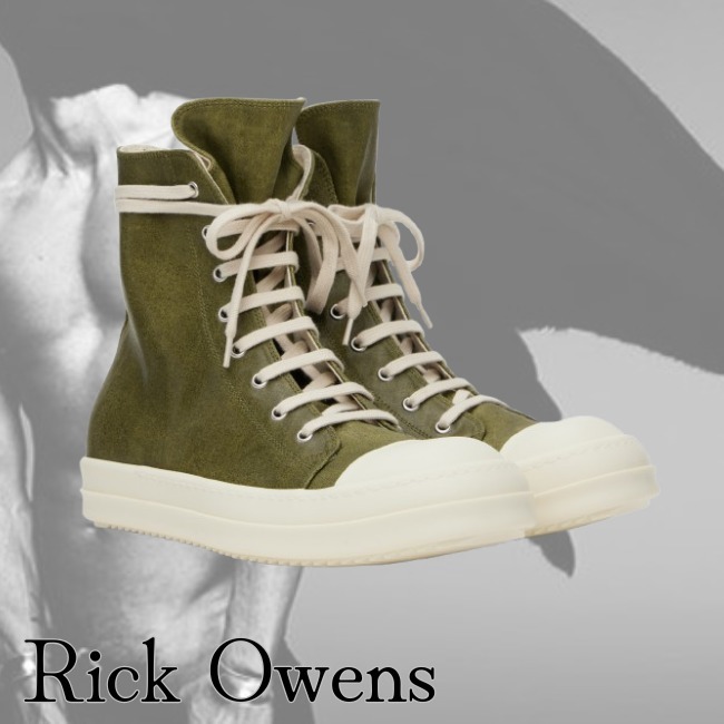 RICKOWENS♡DRKSHDW カーキ ポータービル スニーカー