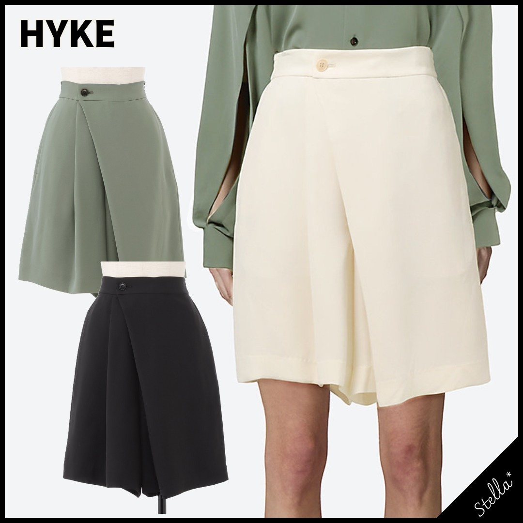注目ブランド■HYKE■大人気 TA/Pショートパンツ 3色 国内発送