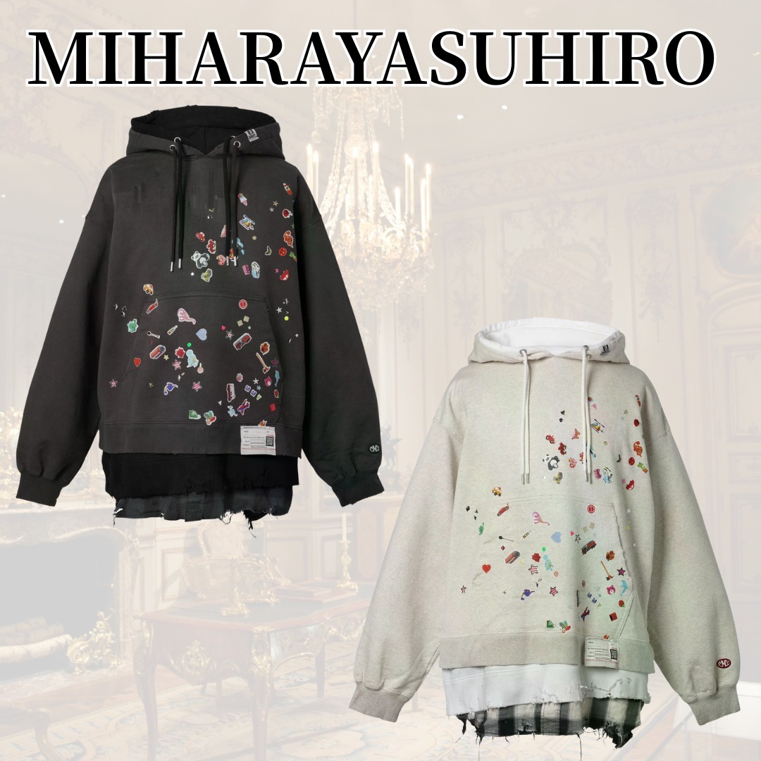 【MIHARAYASUHIRO】Triple Layered Hoodie 完売必至 2色
