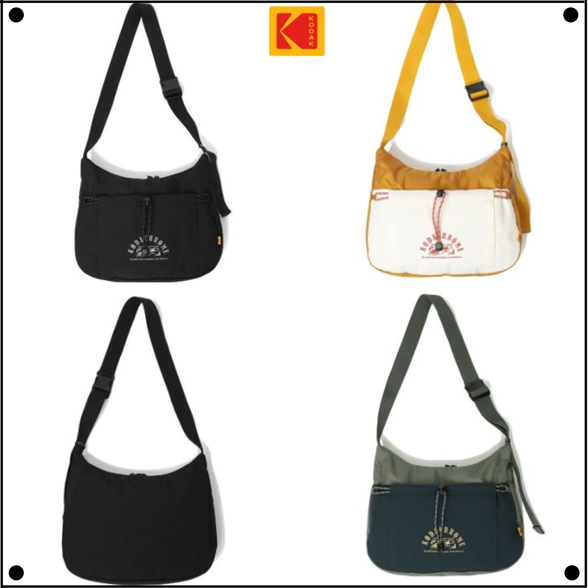 KodakのRipstop Medium Crossbody Bag 全3色