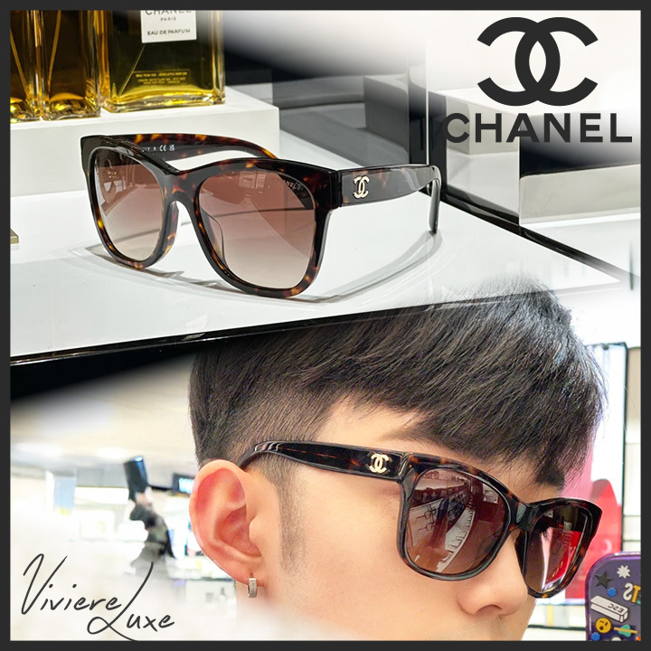 *目元に華やぎをプラス*【CHANEL】5380 CCロゴ サングラス