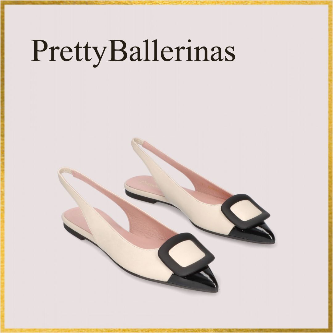 Pretty Ballerinas｜Ella つま先エナメルフラットシューズ