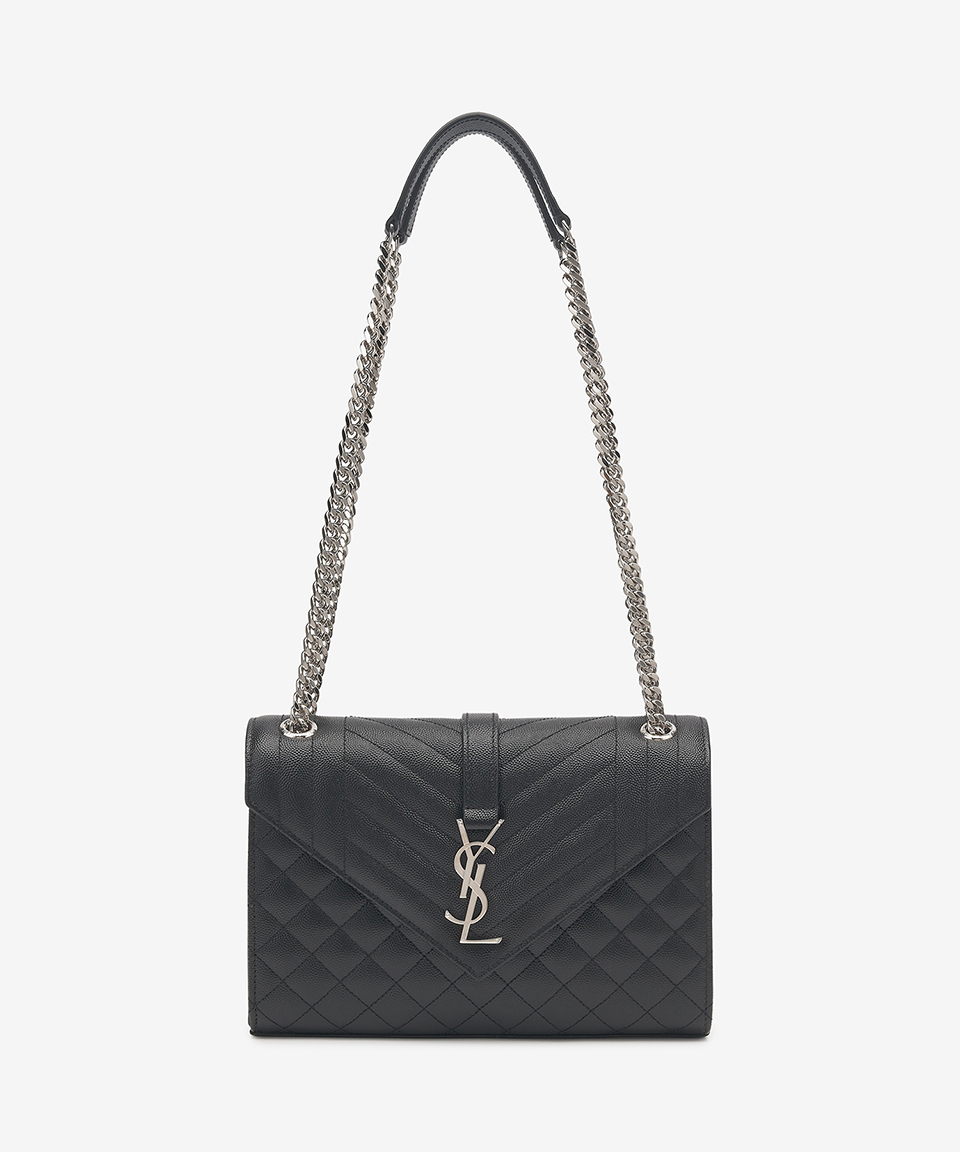 《SAINT LAURENT》 モノグラム マトラッセ ショルダーバッグ