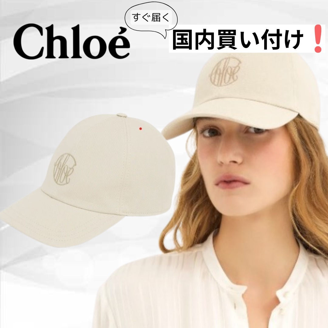 Chloe(クロエ) ロゴキャップ 帽子
