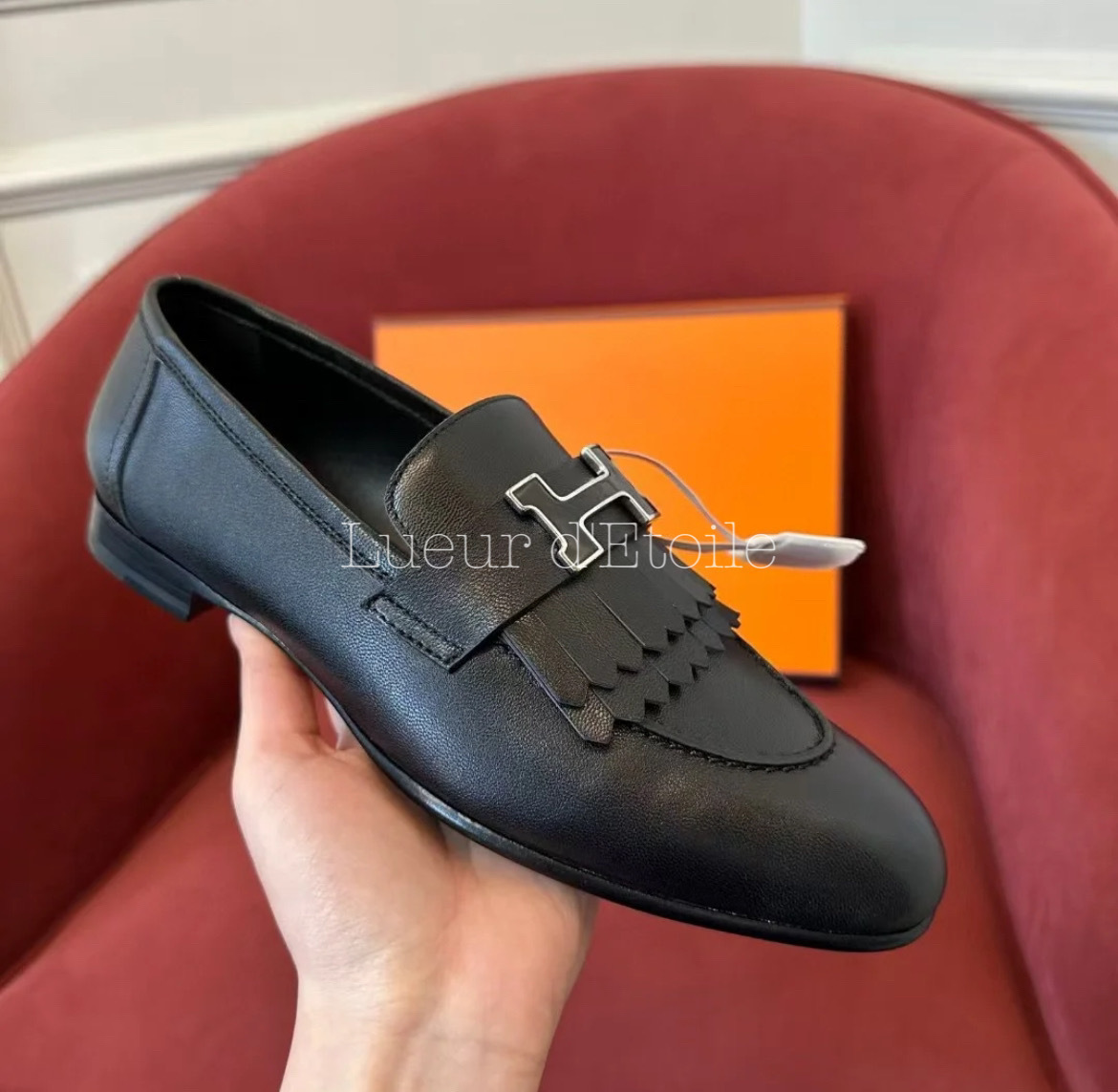 【美シルエット♡】HERMES モカシン 《ロワイヤル》