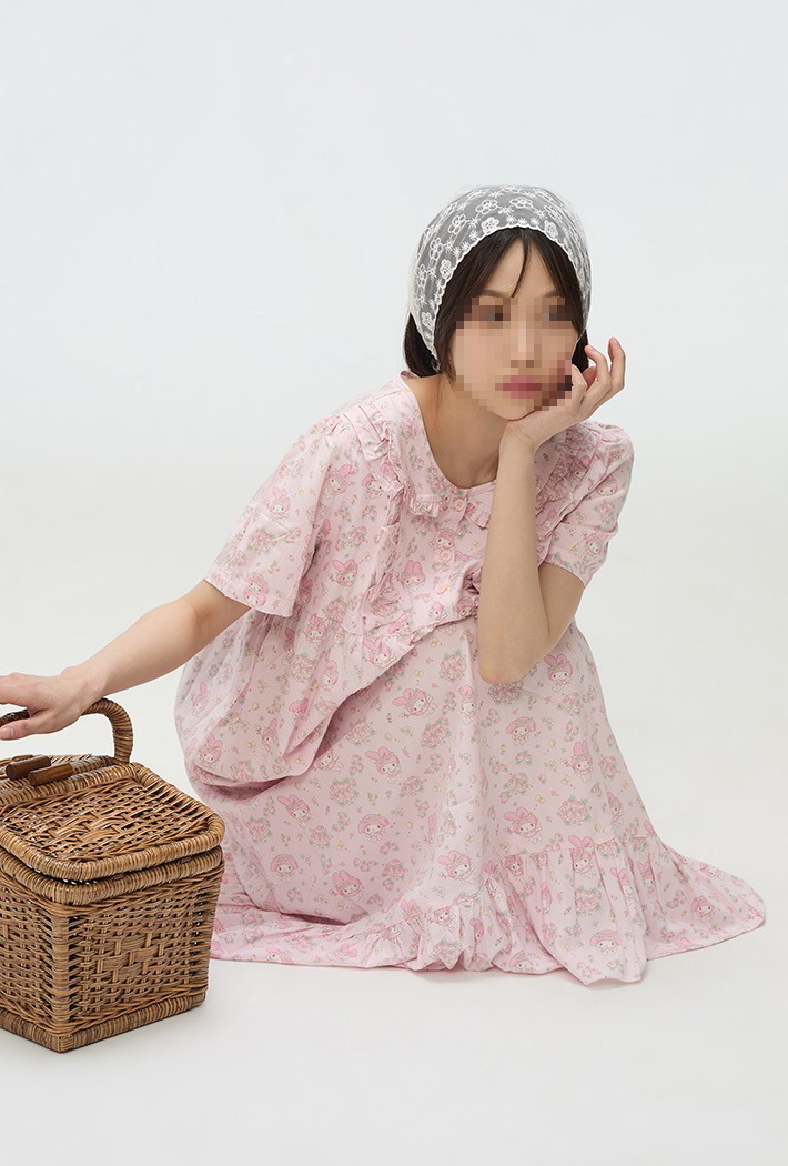 【SPAO】マイメロディ ワンピース パジャマ *韓国人気