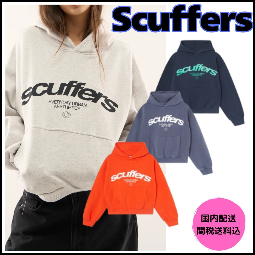 SNSで人気！【Scuffers】ICONIC ロゴ フーディー 関税送料込