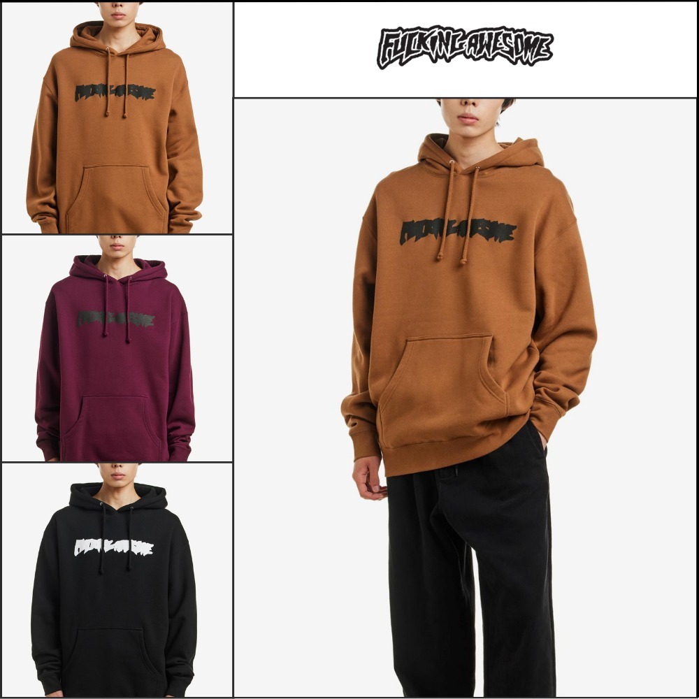 【FUCKING AWESOME】INK TRAP STAMP HOODIE 3Colors