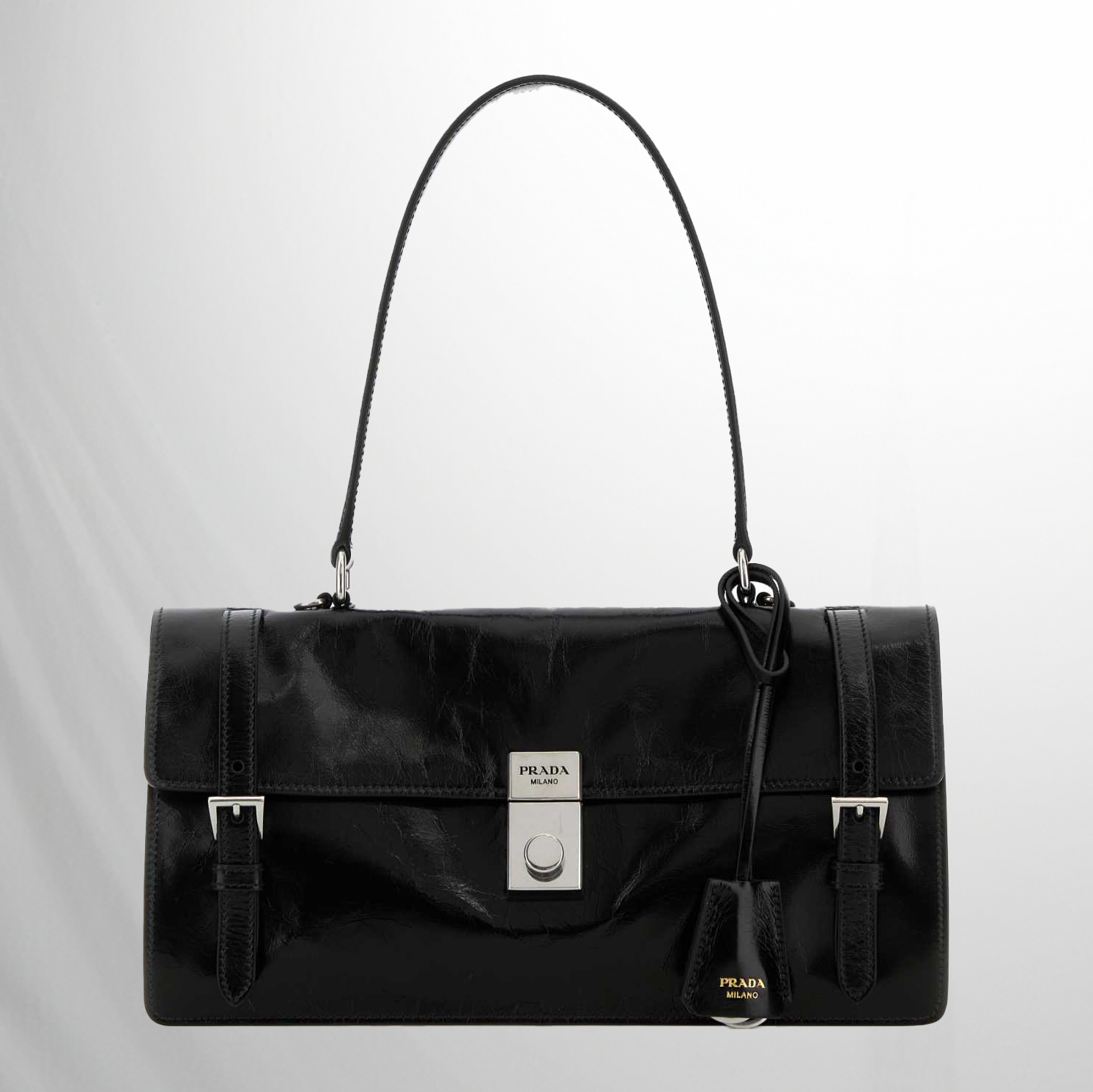 ◆送料・関税込み◆PRADA ミディアム レザー ハンドバッグ
