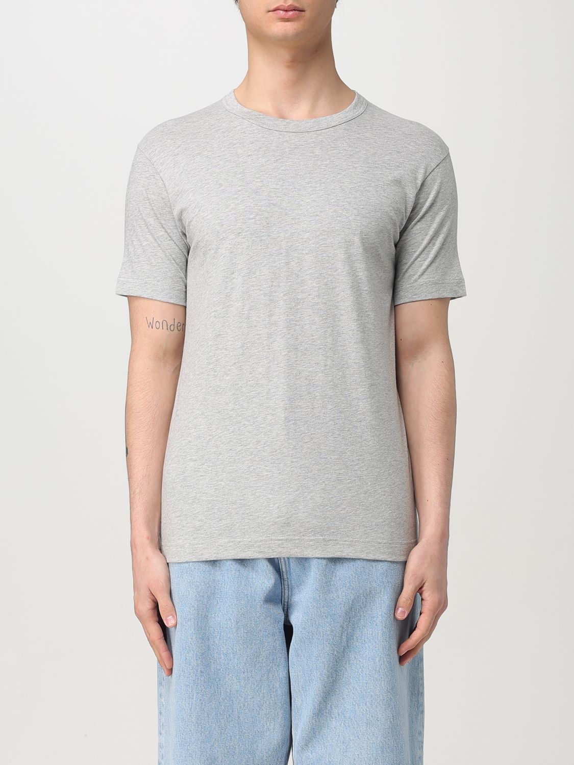 Tシャツ・カットソー COMME DES GARCONS Men T-shirt Grey FZT002PER 3