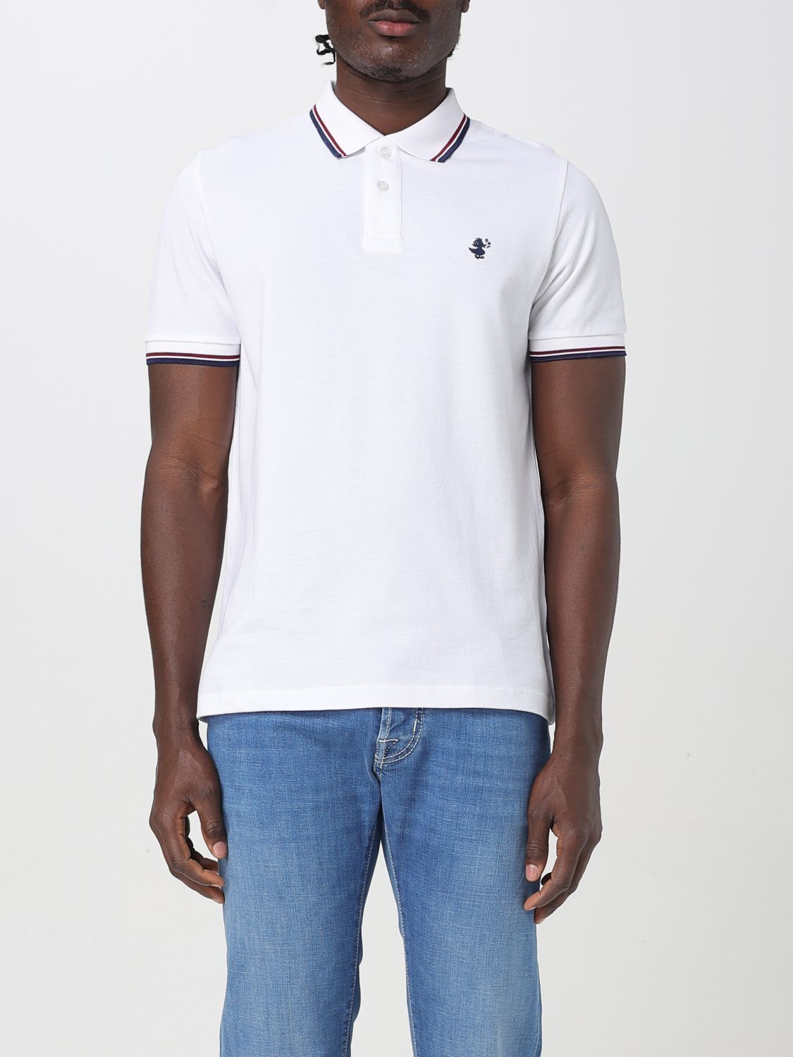 ポロシャツ SAVE THE DUCK Men Polo shirt White DR0136MBATE20 00000