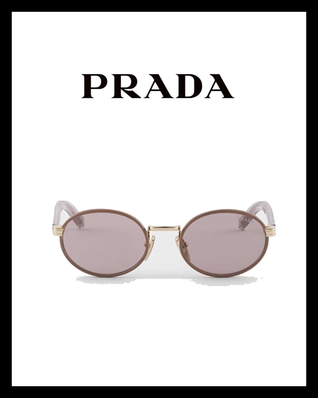 PRADA プラダ メタルプレートレディースサングラス
