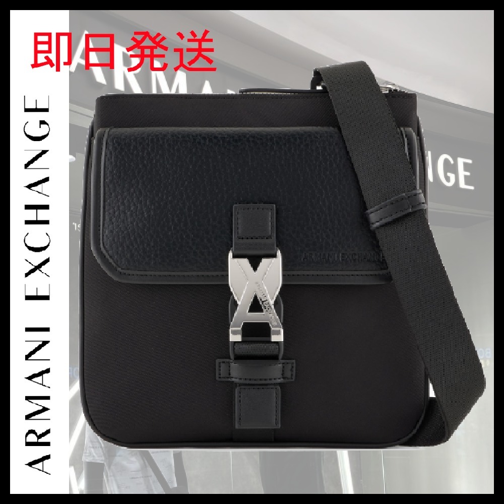 国内買付★A/X ARMANI EXCHANGE★AXバックル ショルダーバッグ