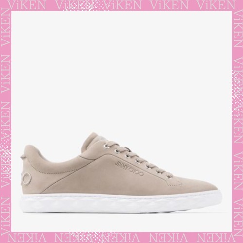 【Jimmy Choo】ダイヤモンドライトM II グレー トープ ヌバック
