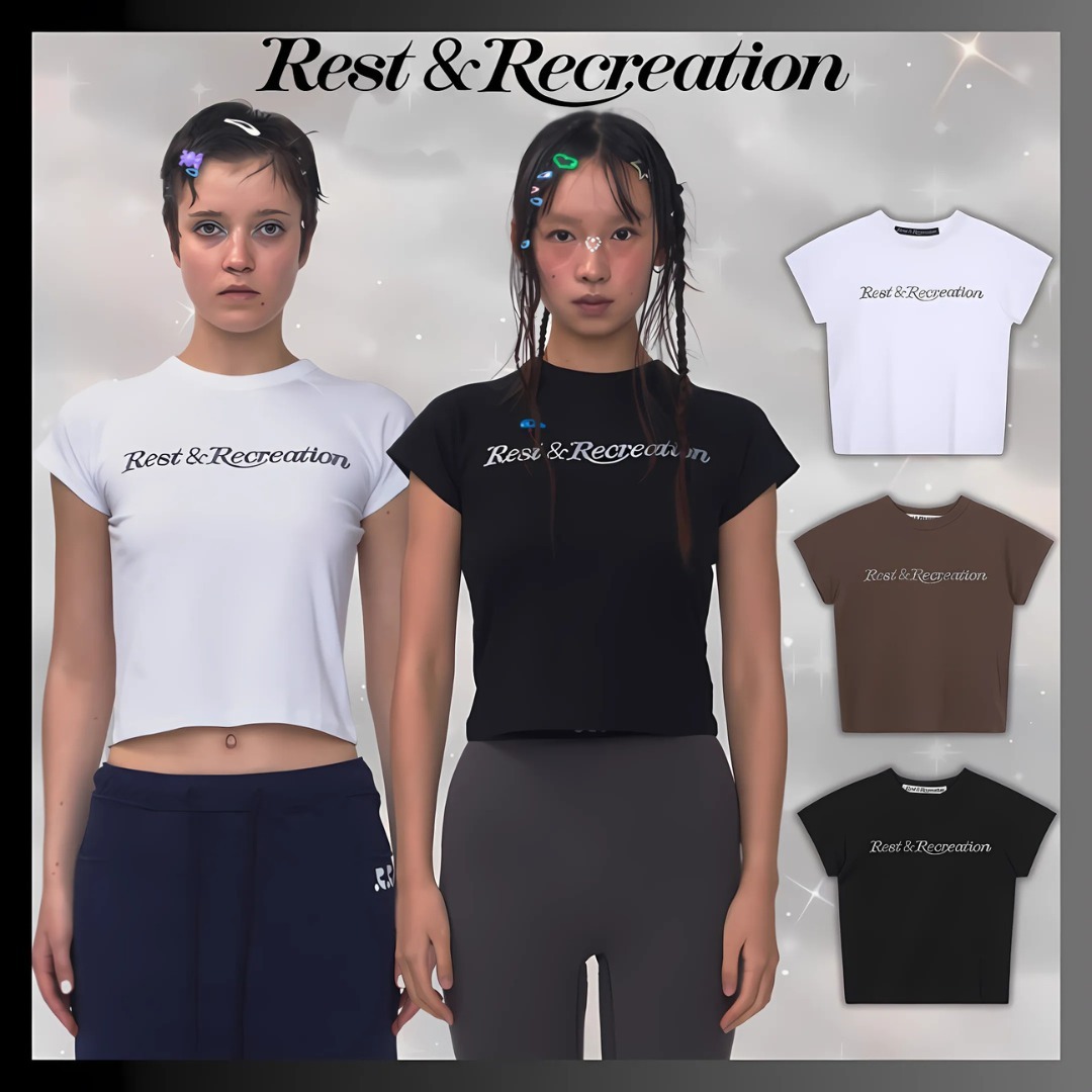 Rest&Recreation☆RR CRYSTAL LOGO CROP TOP(3color)