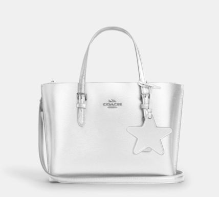 シルバー（銀色）系 Coach(コーチ) トートバッグ(レディース