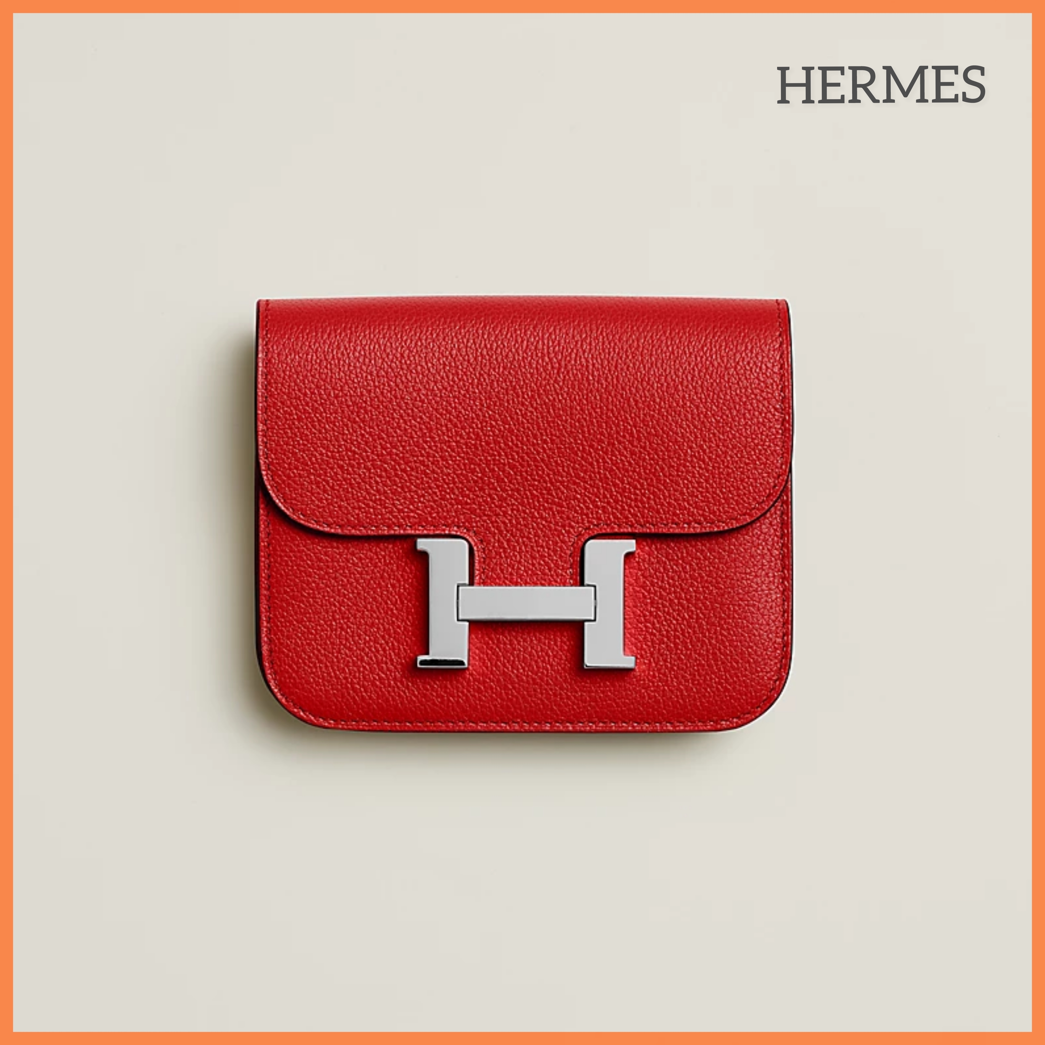 【希少カラー】HERMES コンスタンス スリムウォレット★
