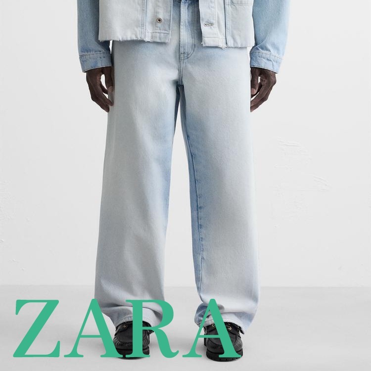 【ZARA】グラデーションバギーフィットジーンズ 0840/406/406