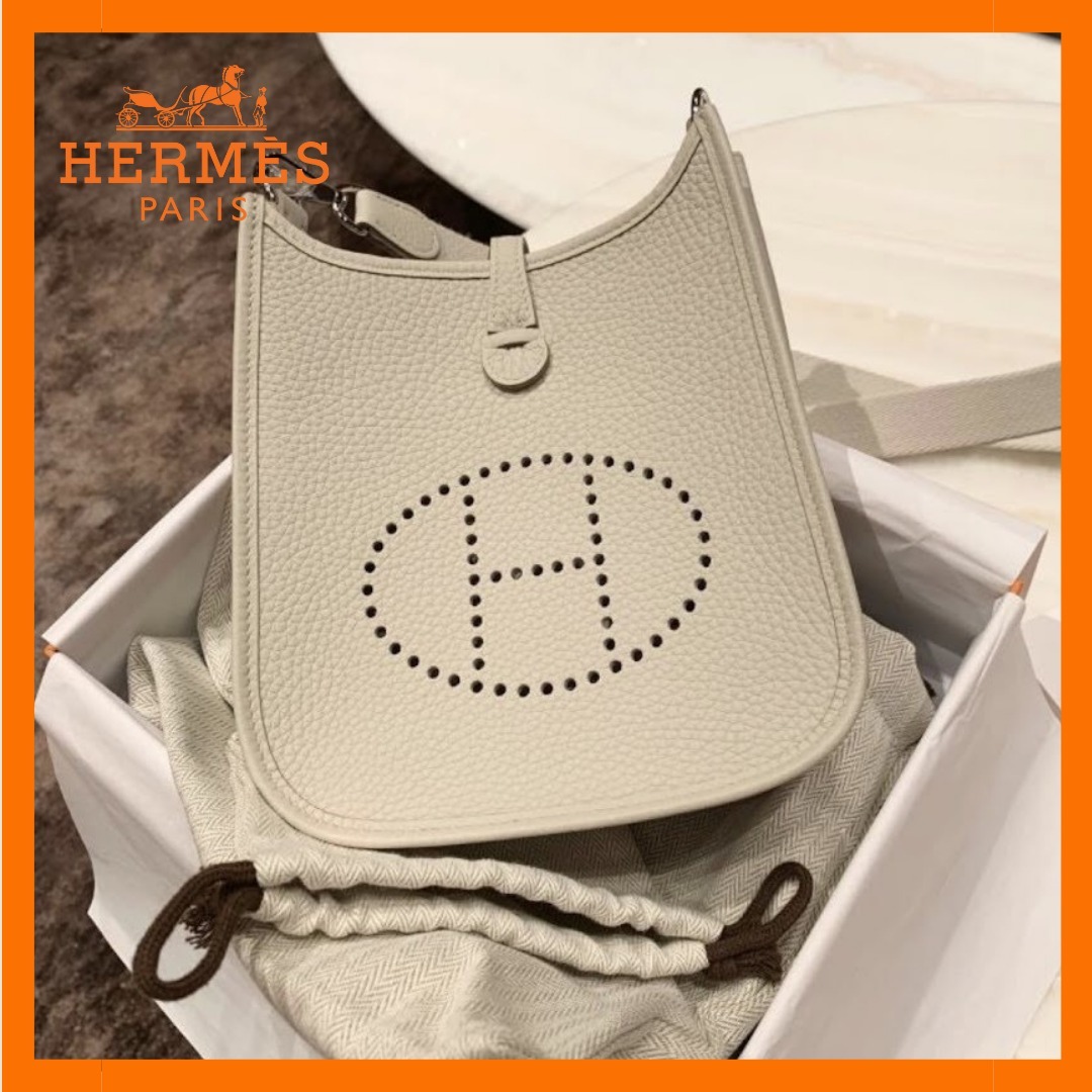 【一つは持っておきたい＊】HERMES エヴリン TPM ベトン