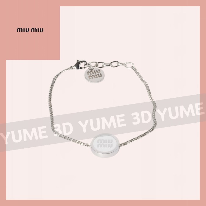 Miu Miu♡メダルディテール♪エナメルメタル ブレスレット