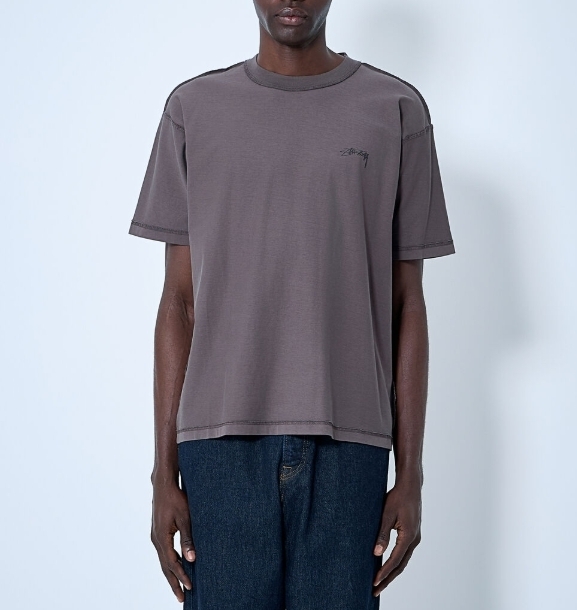 STUSSY 国内送 ロゴ Tシャツ ブラウン