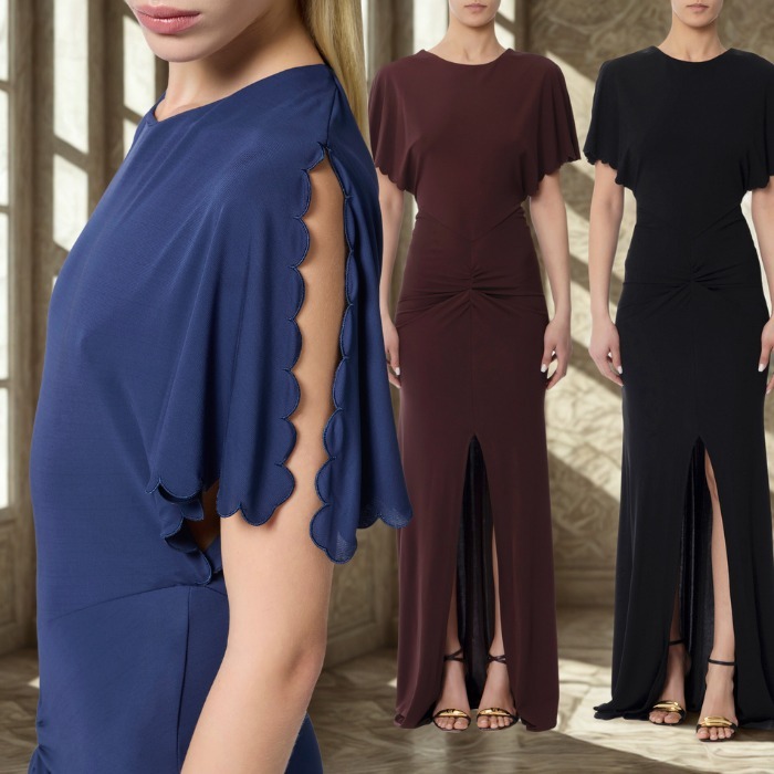 《個性光る》【ELISABETTA FRANCHI】ジャージードレス