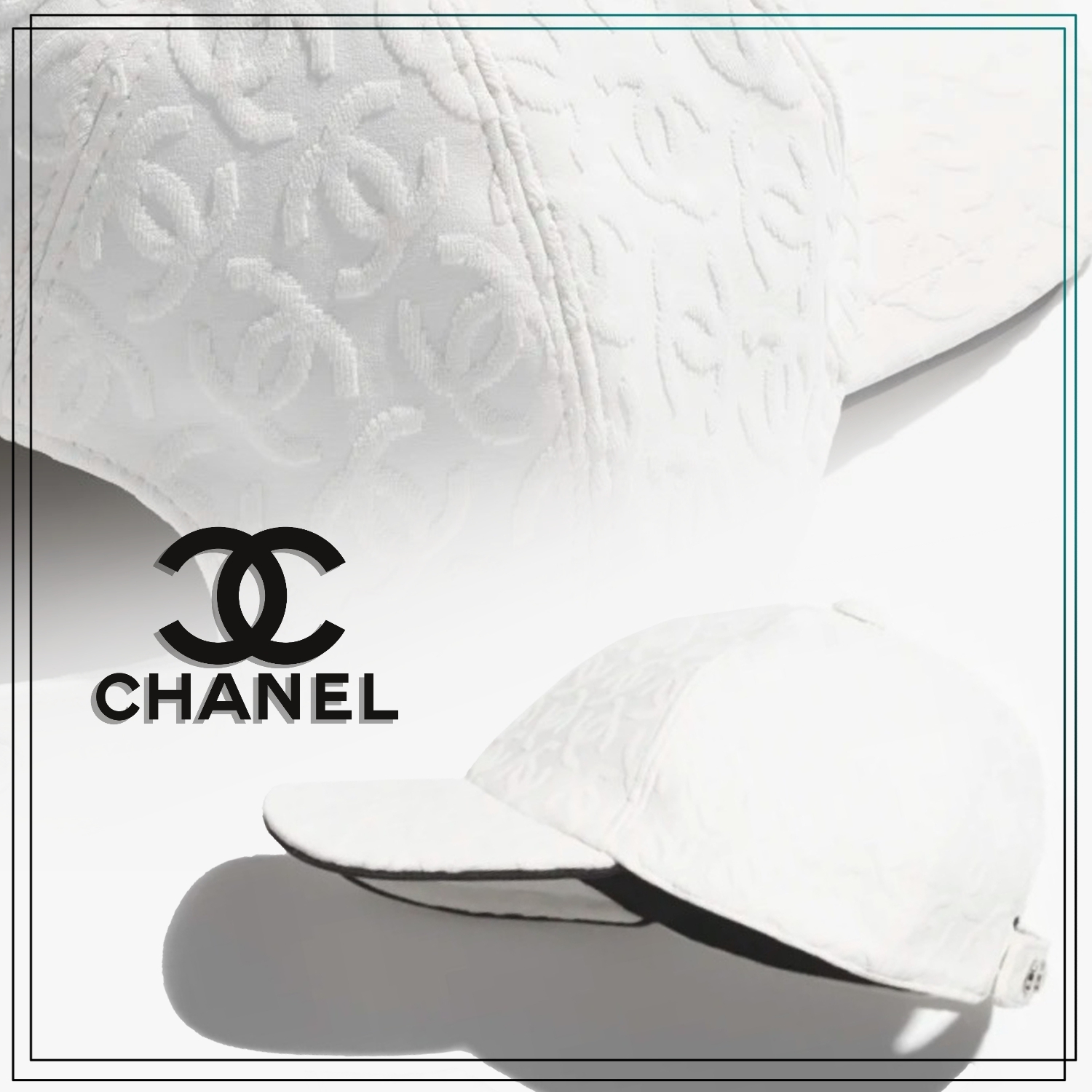 CC総柄♡【 CHANEL 】シャネル バイカラー キャップ 25ss