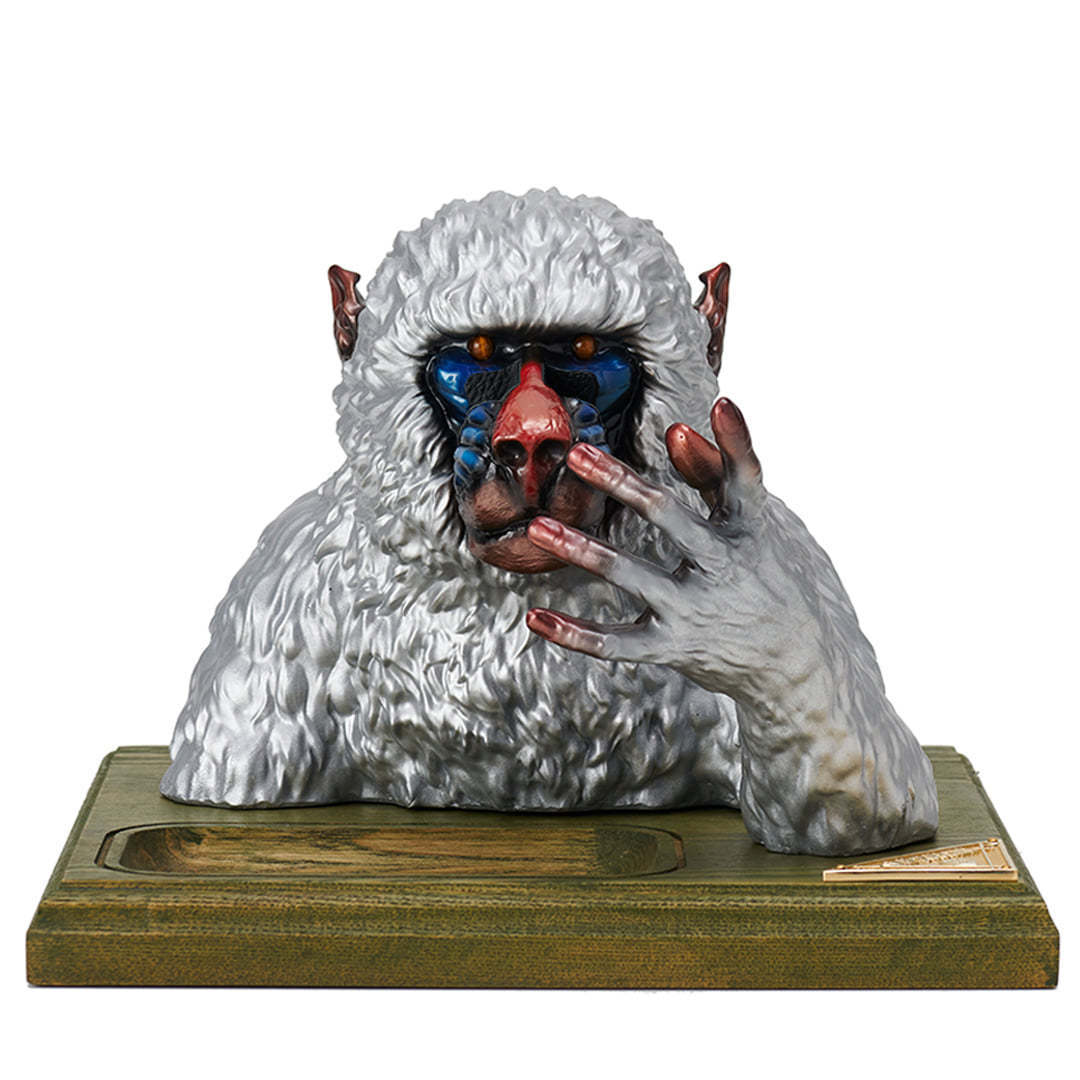 [SAY TOUCHE]無騒音☆Mandrill Glasses & Jewelry Holder Silver