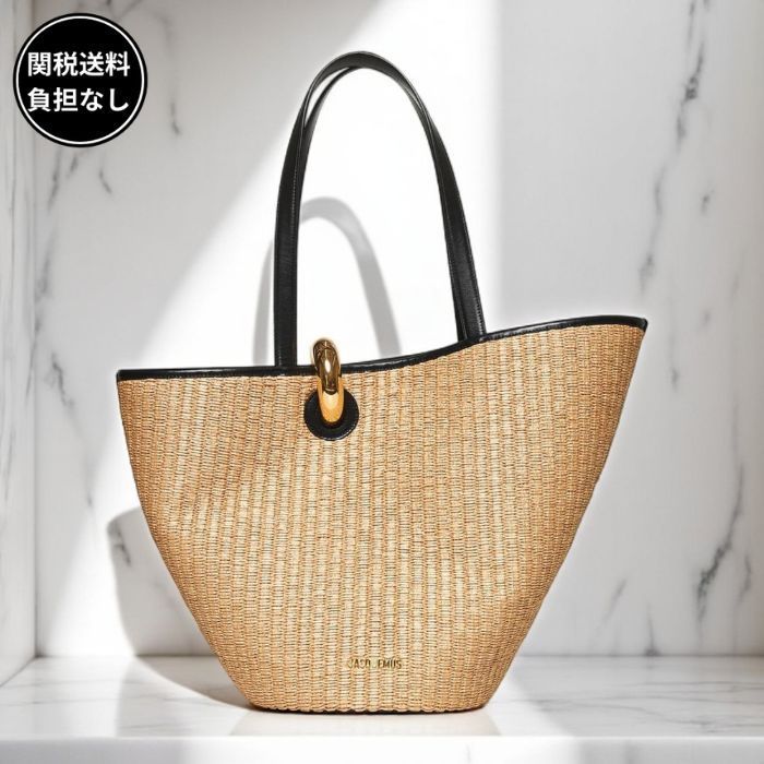 JACQUEMUS Le Bambola バケット かごバッグ ロゴ 関税送料込