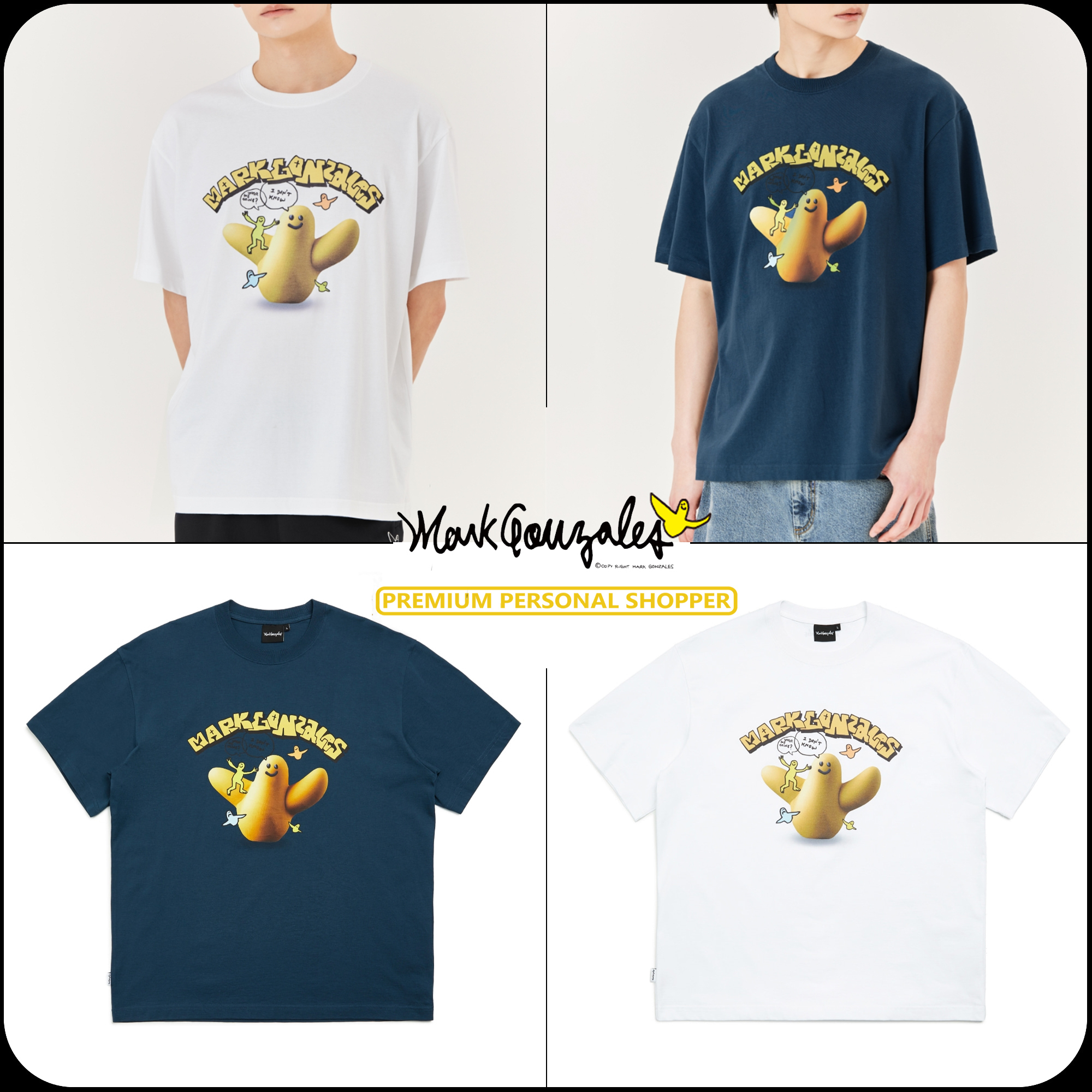 [MARK GONZALES]★CLAY ANGEL GRAPHIC SHORT SLEEVE T-SHIRT
