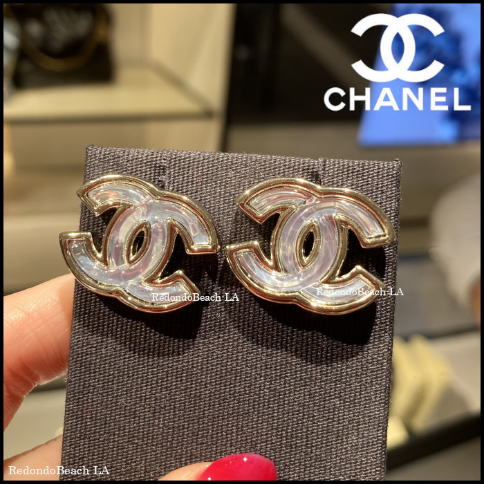 【プックリ透明感が可愛い】★CHANEL★ピアス★25春夏限定