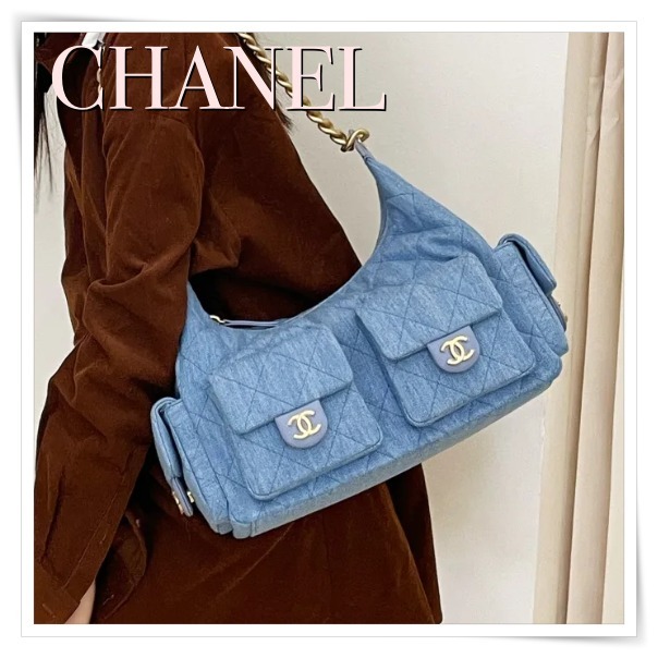 《CHANEL》これからの季節に！ 24/25c ラージ ホーボー バッグ
