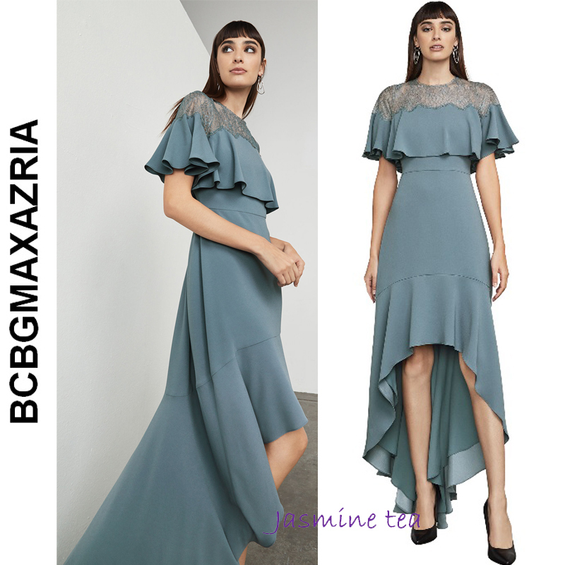 ★セール♪★BCBGMAXAZRIA ハイローフリルドレス★