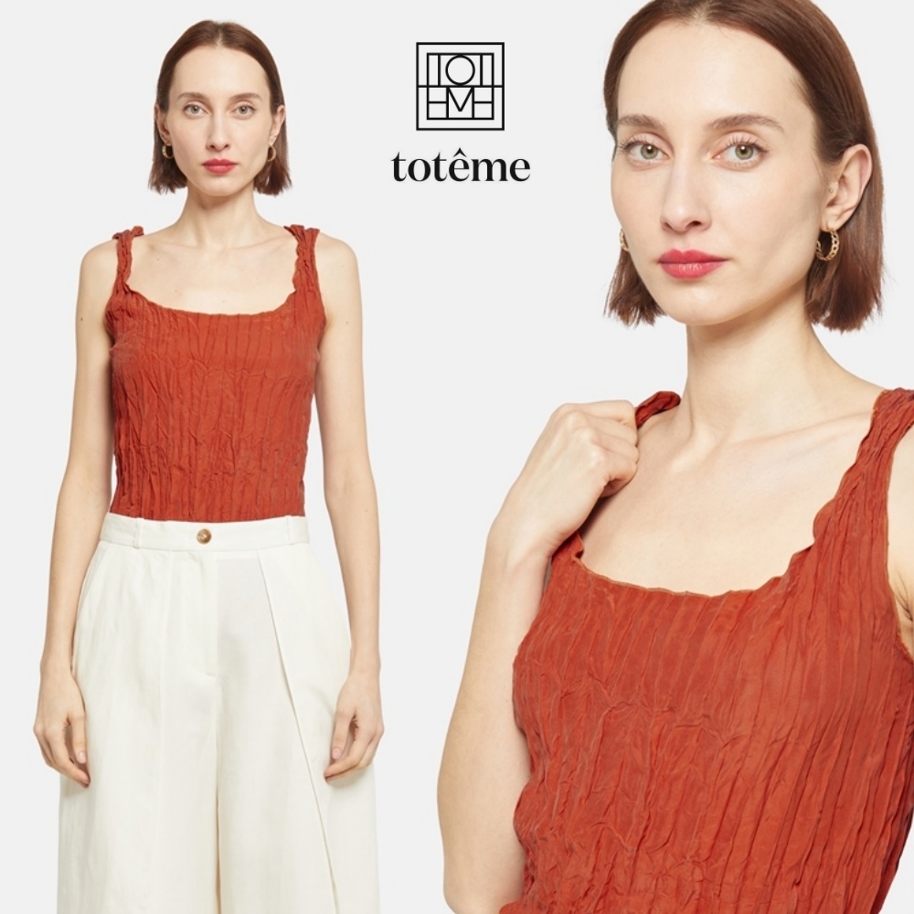 TOTEME シルク ノースリーブトップス EU38 正規品