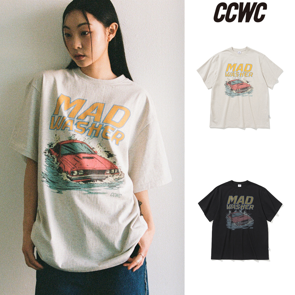【Crazy Car Wash Crew】25SS★ MADWASHER GRAPHIC TEE