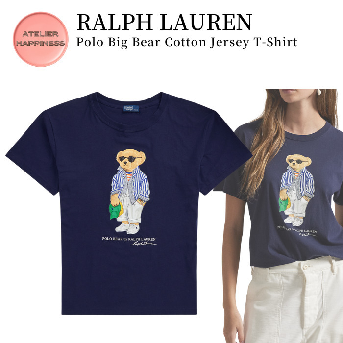 【RALPH LAUREN】】Polo 大ベア コットン ジャージー Tシャツ