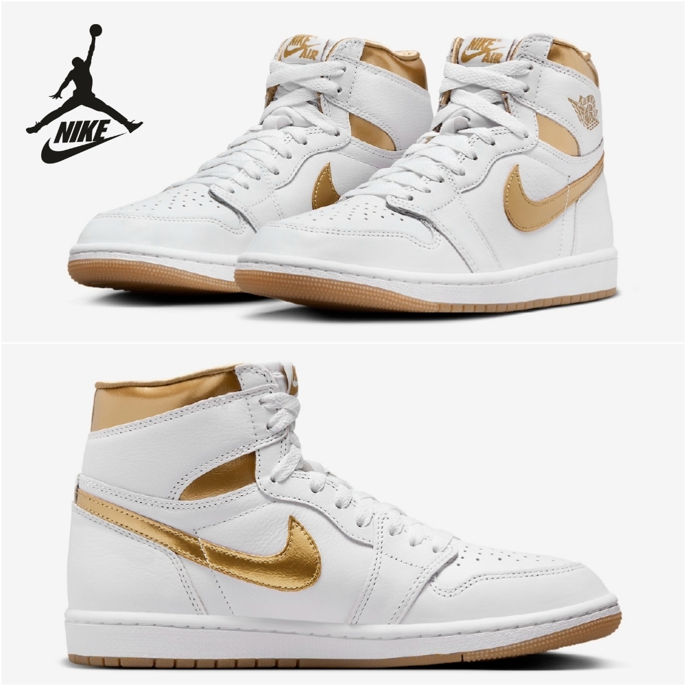 【NIKE】Jordan 1 Retro High OG White Gold
