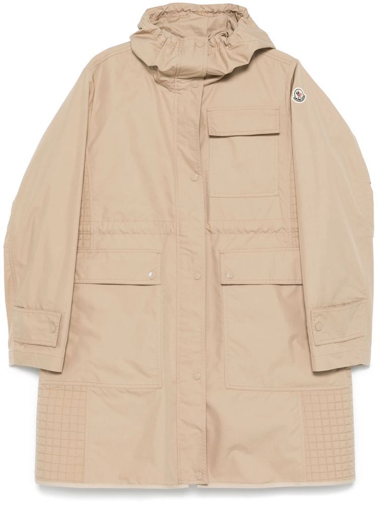 ダウンジャケット・コート MONCLER WOMEN Meudon 3-in-1 Hooded Down Parka Coat Beige