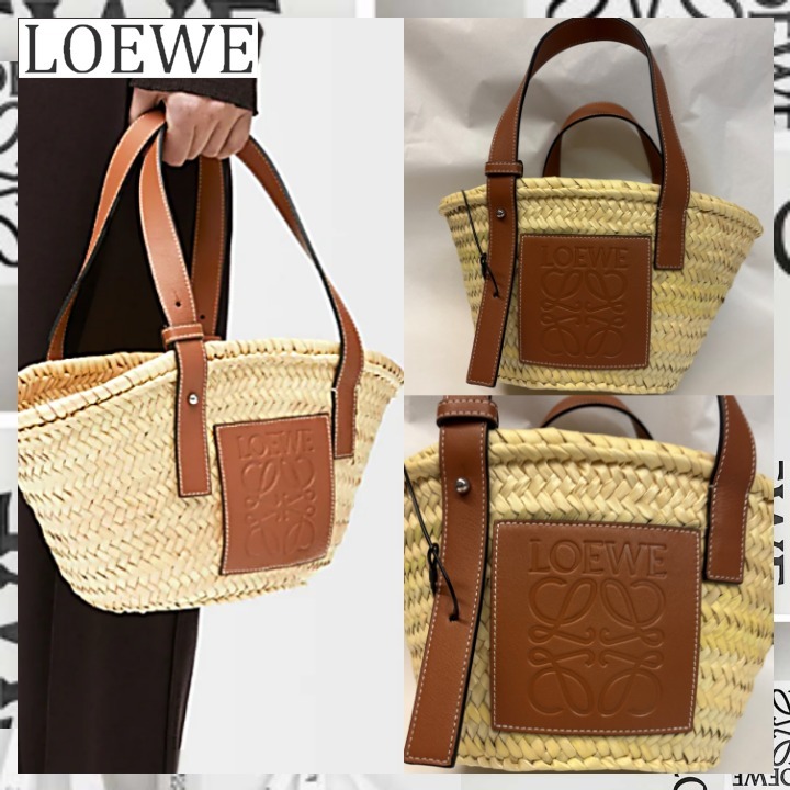 ☆大人気！上品かごバッグ☆【LOEWE】バスケットバッグ スモール
