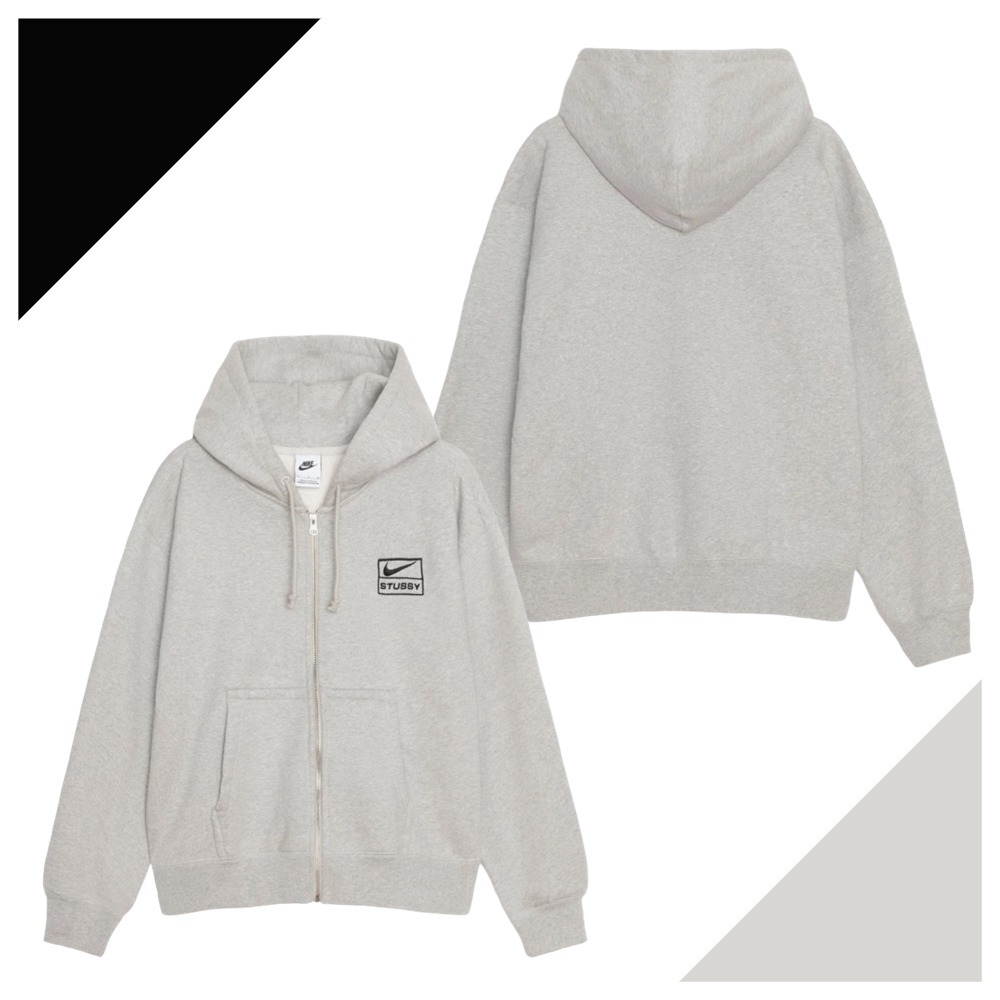【Nike x Stussy】Full Zip Fleece Hoodie◆FJ9181-050◆
