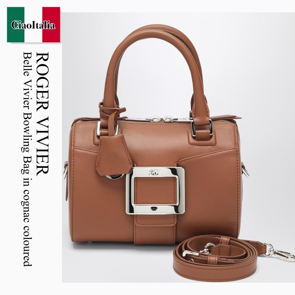 ショルダーバッグ・ポシェット Roger Vivier Belle Vivier Bowling Bag In Cognac Coloured