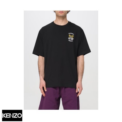 KENZO Tシャツ 半袖 黒 メンズ コットン
