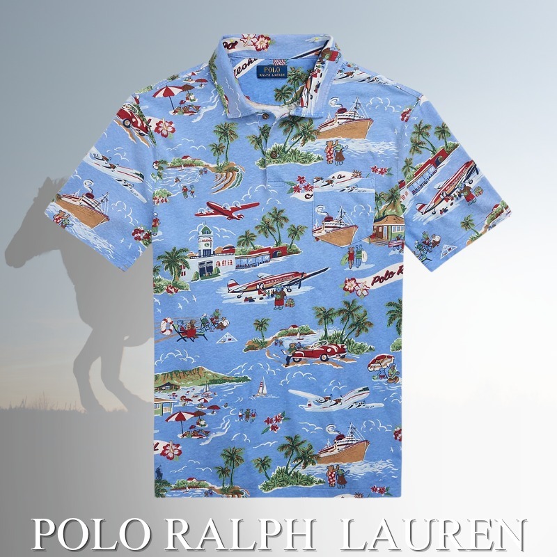 POLO RALPH LAUREN ポロベア ポロシャツ ポニー刺繍入り