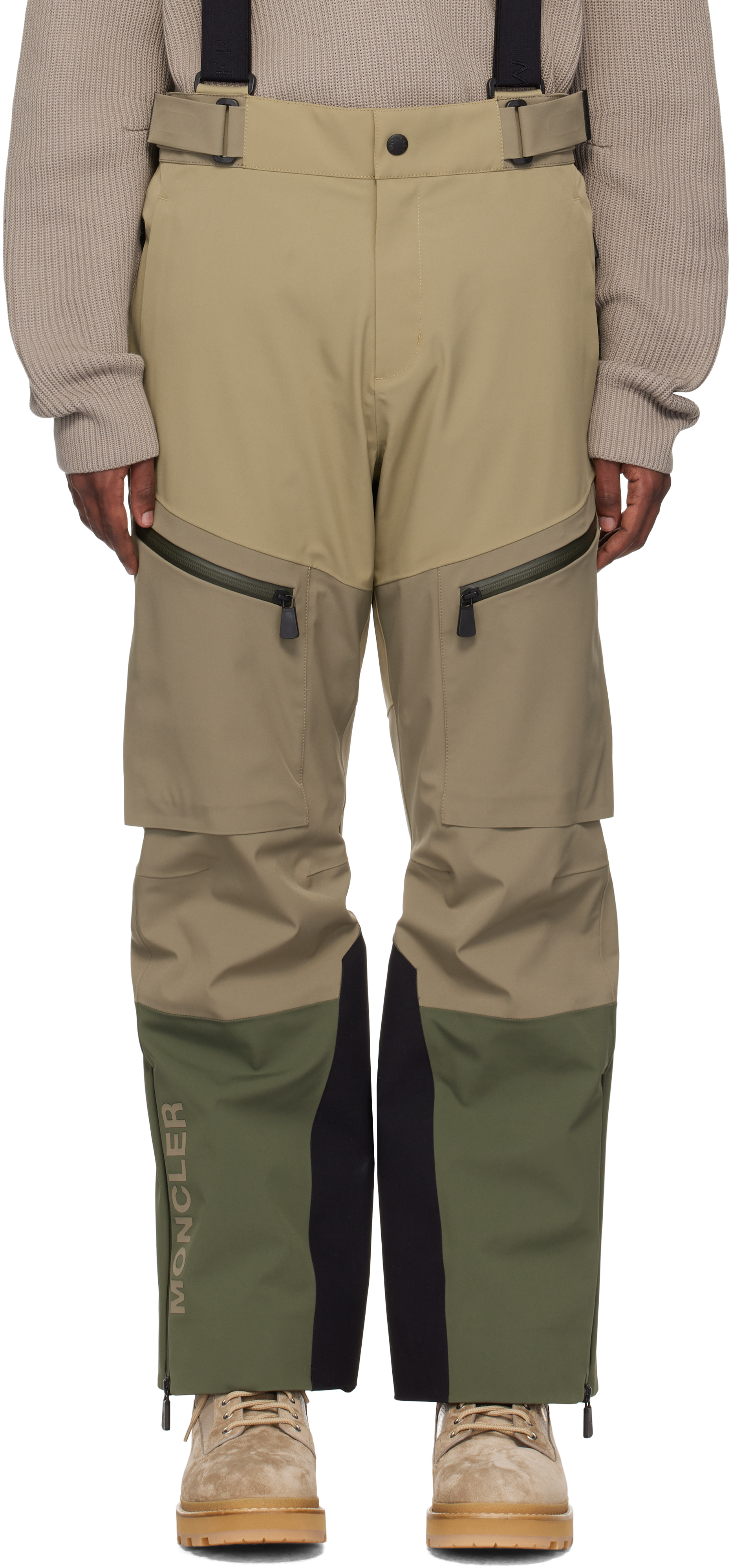 【関税込み】Moncler Grenoble グリーン スキーパンツ