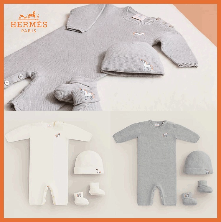 【出産お祝いに☆セットが嬉しい☆】HERMES ベビーギフトセット